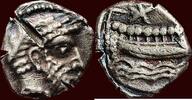 tetrobol PHOENICIA, ARADOS (ARWAD) - AR 1/3 Shekel of circa 380-350 BC -