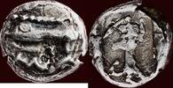 AE PHOENICIA, SIDON - BA′ALSHILLEM II, 401-366 BC - AR/AE 1/16 Shekel, year 30 ? (= 371/0 BC) -