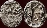 PHOENICIA, SIDON - BA′ALSHILLEM II, 401-366 BC - AR 1/16 Shekel, year 30 (= 371/0 BC) -