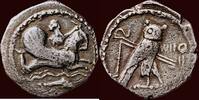 didrachm PHOENICIA, TYRE (TYROS) - OZMILK (AZEMILKOS), ca. 349-333/2 BC - AR Shekel or regnal year 7 (343/342 BC) -