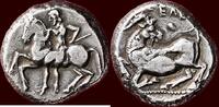 AR Stater CILICIA, KELENDERIS - circa 425-400 BC -