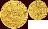 Gouden schild NOORDELIJKE NEDERLANDEN (NETHERLANDS) - GRAAFSCHAP HOLLAND - WILLEM VI VAN BEIEREN, 1404-1417 - of clinckaert z.j. , Dordrecht -