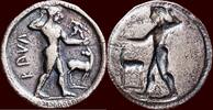 BRUTTIUM, KAULONIA (CAULONIA) - AR Nomos or tridrachm, circa 525-500 BC -