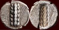 LUCANIA, METAPONTION (METAPONTUM) - AR Nomos or tridrachm, 470-440 BC -