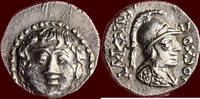 AR Drachme CARIA, HALIKARNASSOS - 2nd/1st century BC -