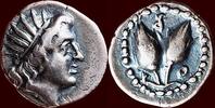 AR Diobol CARIAN ISLANDS, RHODOS - circa 275-250 BC -