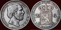 Koninkrijk der Nederlanden 2 &frac12; Gulden 1869 NEDERLAND (NETHERLANDS, KINGD... 80,00 EUR  + 9,50 EUR frais d'envoi