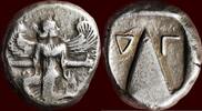 AR Stater CARIA, KAUNOS - circa 410-390 BC -