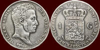 Koninkrijk der Nederlanden 1 Gulden NEDERLAND (NETHERLANDS, KINGDOM) - WILLEM I, 1815-1840 - 1818, Utrecht -