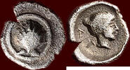 AR Hemilitron CALABRIA, TARAS (TARENTUM) - circa 470-450 BC -