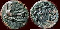 AE PELOPONNESOS, SIKYON - AE Dichalkos or Attic Tetartemorion, circa -