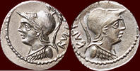 M&uuml;nzen AR Denarius ROMAN REPUBLIC - PUBLIUS SERVILIUS RULLUS, MARCUS FIL... 1250,00 EUR  + 25,00 EUR frais d'envoi