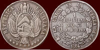 1 Boliviano BOLIVIA - REPUBLIC - -