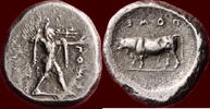 AR Stater LUCANIA, POSEIDONIA - or didrachm, 470 - 455 BC -