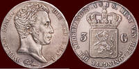 Koninkrijk der Nederlanden 3 Gulden NEDERLAND (NETHERLANDS, KINGDOM) - WILLEM I, 1815-1840 - 1818, Utrecht -