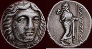 AR Tetradrachm SATRAPS OF CARIA - MAUSSOLLOS, 377-353 BC - Halikarnassos -