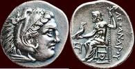 as KINGDOM OF MACEDONIA - ANTIGONOS I MONOPHTHALMUS, as Strategos of Asia, 320-306/5 BC, or king, 306/5-301 BC - MYSIA - AR Drachm, -