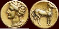 EL Stater CARTHAGENIAN EMPIRE - ZEUGITANA, CARTHAGO - AV/ circa 310-270 BC -