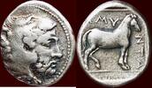 AR Stater KINGDOM OF MACEDONIA - AMYNTAS III, 393-369 BC - or Pentadrachm, Aigai or Pella, circa 393-369 BC -