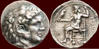 AR Tetradrachm KINGDOM OF MACEDONIA - ALEXANDER III, 336-323 BC - PHOENICIA/SYRIA - 323-317 BC -