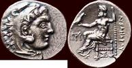 AR Drachm KINGDOM OF MACEDONIA - ALEXANDER III THE GREAT, 336-323 BC - Mint in western Asia Minor, circa 300-280 BC -