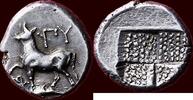 AR Drachm THRACE (THRAKIEN), BYZANTION - circa 387-340 BC -