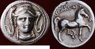 AR tetradrachm KINGDOM OF PAEONIA - AUDOLEON, 315-285/4 BC - Astibos or Damastion, ca. 315-305 BC -