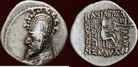 AR Drachm KINGDOM OF PARTHIA - SINATRUKES (SINATRUCES), ca. 77-69 BC - Rhagae -