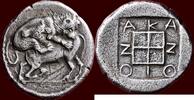 AR Tetradrachm MACEDONIA (MACEDON), AKANTHOS - circa 430-390 BC -