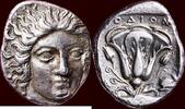 AR Tetradrachm CARIAN ISLANDS, RHODOS - circa 408-394 BC -