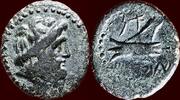 AE PHOENICIA, ARADOS (ARWAD) - AE 17, year 115 (= 145/4 BC) -