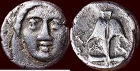 AR Diobol THRACE (THRAKIEN), APOLLONIA PONTIKA - circa 410-323 BC -