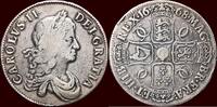 Crown ENGLAND, KINGDOM - CHARLES II, 1660-1685 - 1668, London -