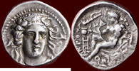 BRUTTIUM, KROTON (CROTON) - AR Nomos or tridrachm, 380-340 BC -