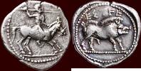 AR Drachm PAMPHYLIA, ASPENDOS - circa 420-360 BC -