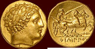 AV Stater KINGDOM OF MACEDONIA - PHILIPPOS II, 359-336 BC - Pella , circa 340-328 BC -