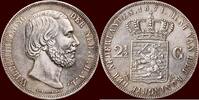 Koninkrijk der Nederlanden 2 ½ Gulden NEDERLAND (NETHERLANDS, KINGDOM) - WILLEM III, 1849-1890 - -
