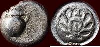 Hemiobol CALABRIA, TARAS (TARENTUM) - AR 1/36 Nomos or circa 450-380 BC -