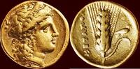 AV 1/3 Stater LUCANIA, METAPONTION (METAPONTUM) - KING ALEXANDER I OF MOLOSSIA - circa 334-332 BC -