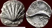 AR 1/10 Stater CALABRIA, TARAS (TARENTUM) - or Litra, circa 325-280 BC -
