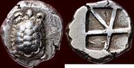 AR Stater SARONIC ISLANDS - AEGINA - circa 456-431 BC -