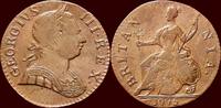 ½ Penny ENGLAND - UNITED KINGDOM - GEORGE III, 1760-1820 - 1775, London -