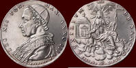 Scudo ITALY - PAPAL STATES - LEO XII, 1823-1829 - 1825 B, Bologna -