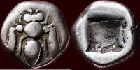 AR 1/12 Stater IONIA, EPHESOS - or diobol, circa 550-500 BC -