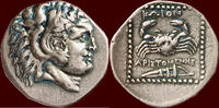 AR Tetradrachm CARIAN ISLANDS, KOS - ARISTOMENOS, magistrate - circa 285-258 BC -