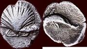 AR 1/20 stater CALABRIA, TARAS (TARENTUM) - or hemilitron, circa 325-280 BC -