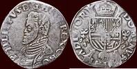 1/5 Philipsdaalder NOORDELIJKE NEDERLANDEN (NETHERLANDS) - GRAAFSCHAP HOLLAND - PHILIPS II, 1555-1581 - z.j. , Dordrecht -
