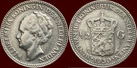 Koninkrijk der Nederlanden ½ Gulden NEDERLAND (NETHERLANDS, KINGDOM) - WILHELMINA, 1890-1948 - -