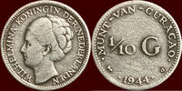  1/10 Gulden 1944 NEDERLAND (NETHERLANDS, KINGDOM) - NEDERLANDS WEST-IND... 2,00 EUR prix TTC + 9,50 EUR frais d'envoi