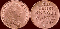 M&uuml;nzen Liard 1788 HABSBURG EMPIRE - AUSTRIAN NETHERLANDS - JOSEPH II, 17... 135,00 EUR  + 11,00 EUR frais d'envoi